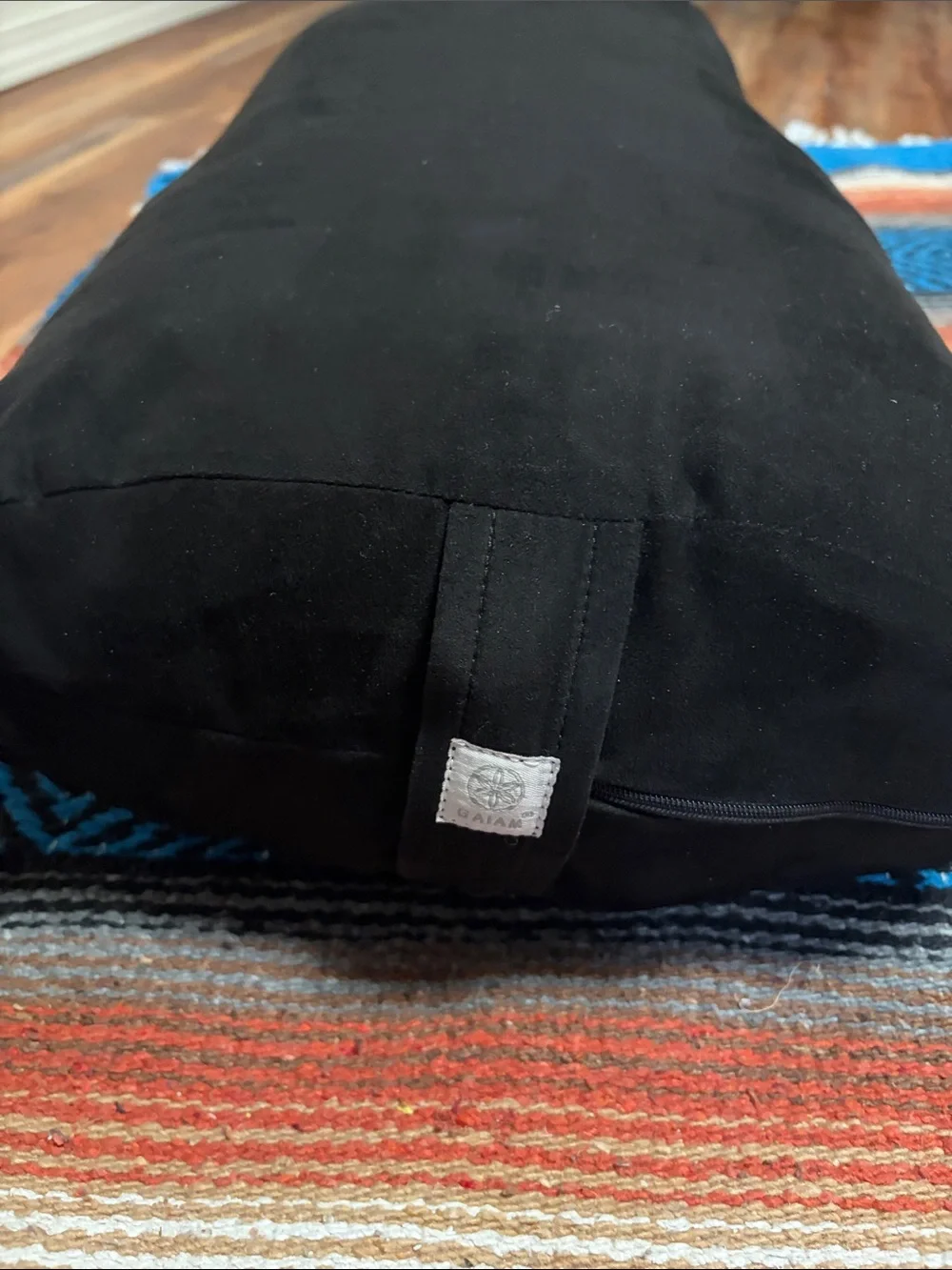 GAIAM Black Yoga Bolster